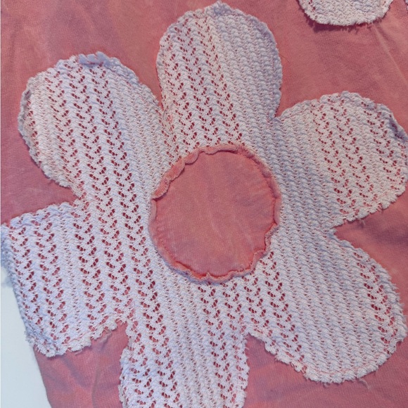 J. Her Peach Floral Knit Romper - Picture 5 of 9